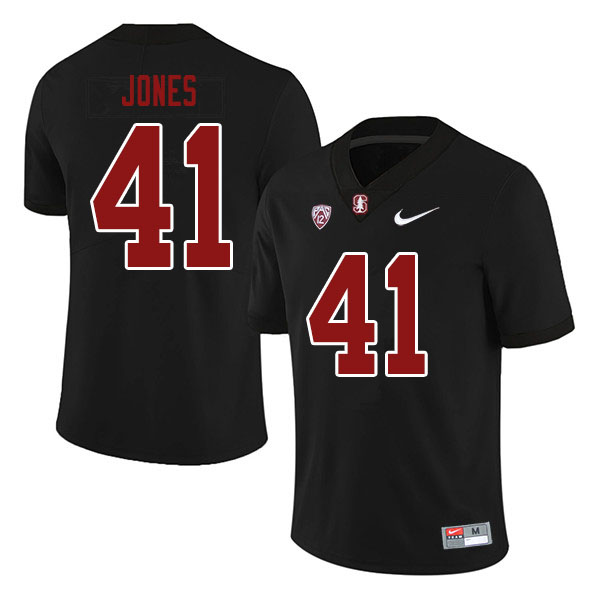 Men #41 Brandon Jones Stanford Cardinal College Football Jerseys Sale-Black
